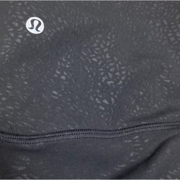 Lululemon Align Pant 28" Polar Shift Emboss Black Women's Size 6 Very RARE Nulu - Picture 12 of 14